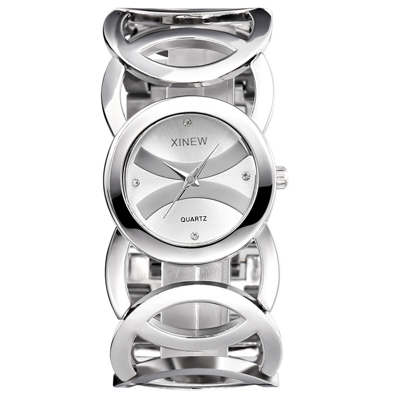 Luxury Watch Brand For Women - Luxury ยี่ห้อ Lady Gold นาฬิกาสแตนเลสสตีล Magic