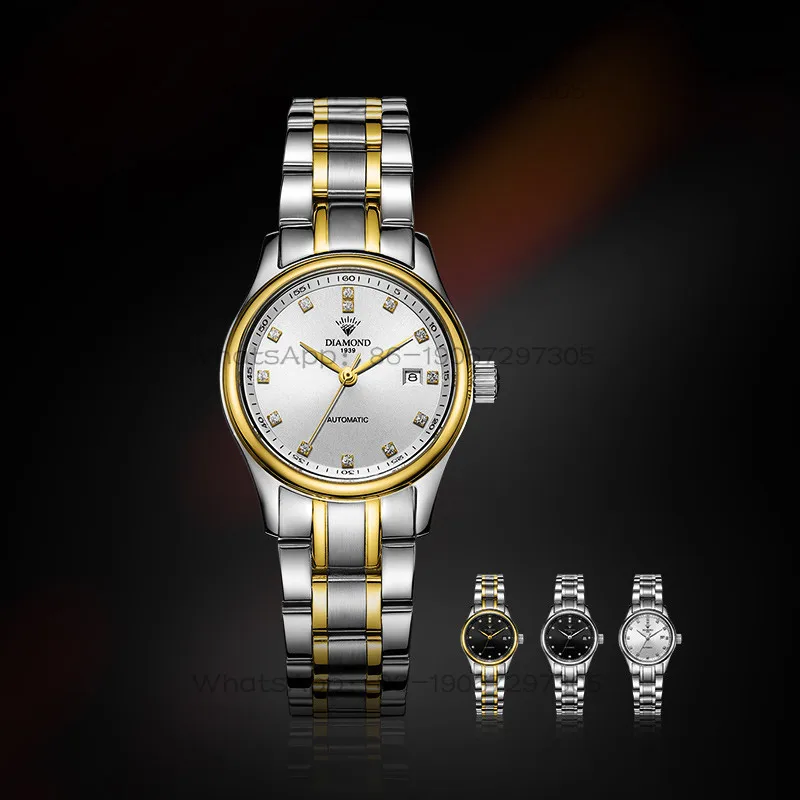 Luxury Watch Diamond - ร้านนาฬิกาไทม์ ไอส์แลนด์ วอช โฮสต์ ร้านเซี่ยงไฮ้ นาฬิกาอัตโนมัติสำหรับผู้หญิง