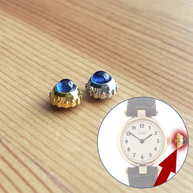 Luxury Watch Engraving - Sapphire นาฬิกา Crown สำหรับ Cartier Must