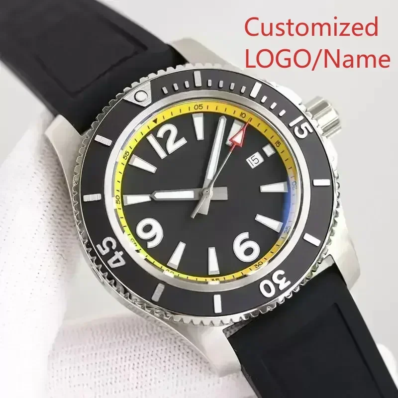 Luxury Watch Strap - A11 ร้านค้าจำหน่ายนาฬิกาแบบกำหนดเอง นาฬิกาข้อมือผู้ชาย สีดำ สีน้ำเงิน เรืองแสง