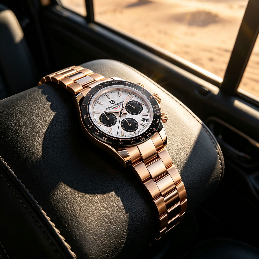 Luxury Watch Maker - แบรนด์ชั้นนำ PAGANI DESIGN นาฬิกาผู้ชายหรูหรามัลติฟังก์ชั่นโครโนกราฟ VK63 นาฬิกาควอตซ์กันน้ำปฏิทินส่องสว่างนาฬิกาของขวัญ