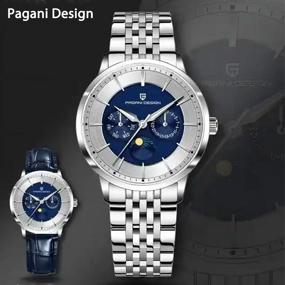 Moonphase Complication Watch - นาฬิกาควอตซ์ Pagani Design รุ่นใหม่ ปี 2025