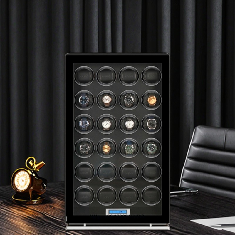 Luxury Watch Case - กล่องหมุนนาฬิกาอัตโนมัติ 24 ช่อง คุณภาพสูง ทนทาน เงียบสงบ