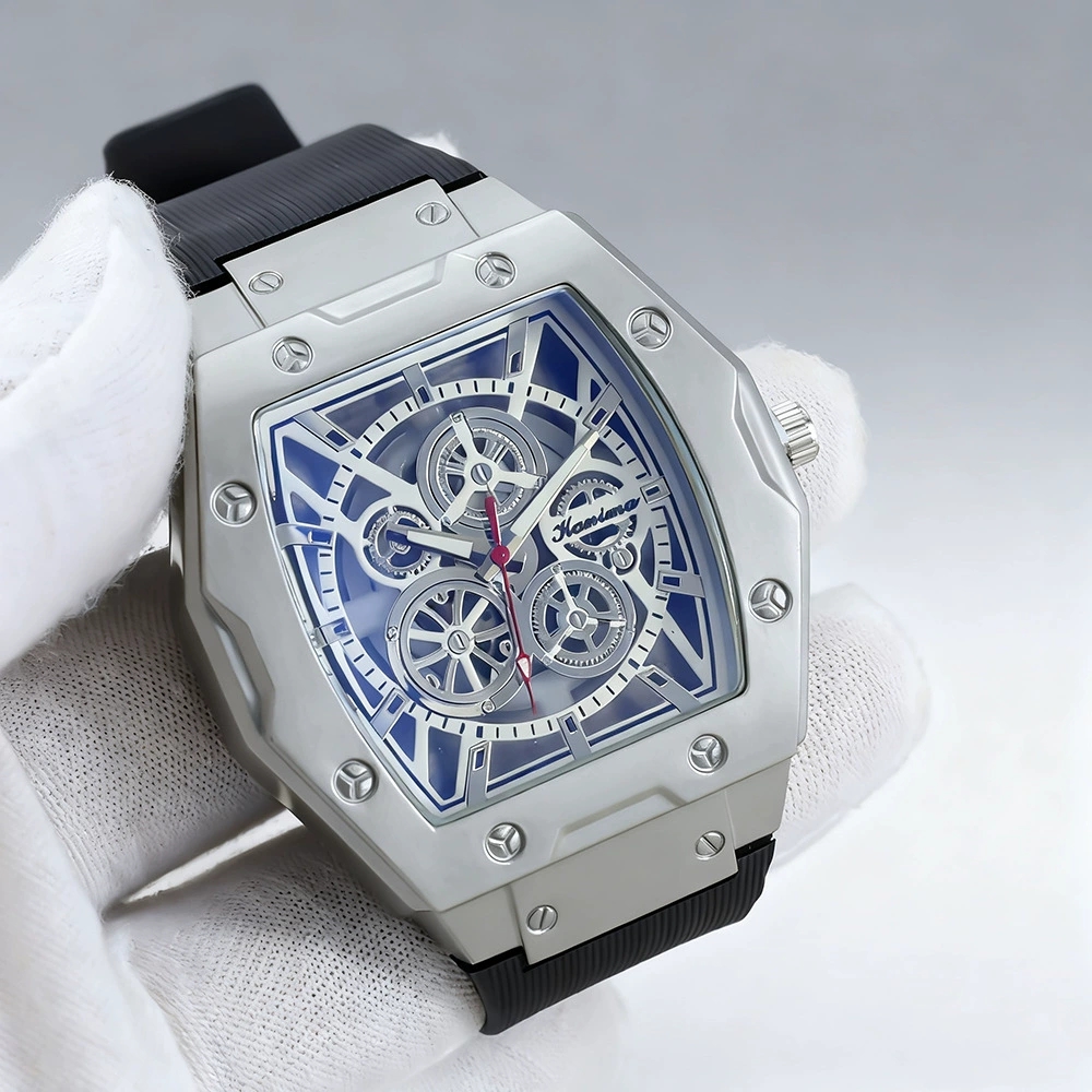 Luxury Watch Jacob And Co - นาฬิกาข้อมือซิลิโคนทรง Tonneau ดีไซน์หรูหราทันสมัยสำหรับผู้ชาย นาฬิกาควอตซ์ธุรกิจ นาฬิกาสปอร์ตสำหรับนักเรียน ของขวัญ