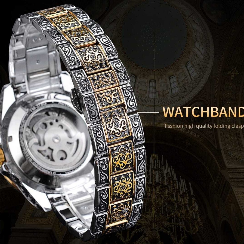 นาฬิกาข้อมือผู้ชายแบบกลไกอัตโน - Luxury Watch Engraving บทวิจารณ์และราคา