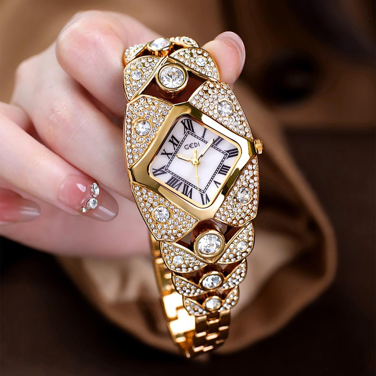 UTHAI L008 นาฬิกาแฟชั่นสำหรับผ - Luxury Watch Lady บทวิจารณ์และราคา