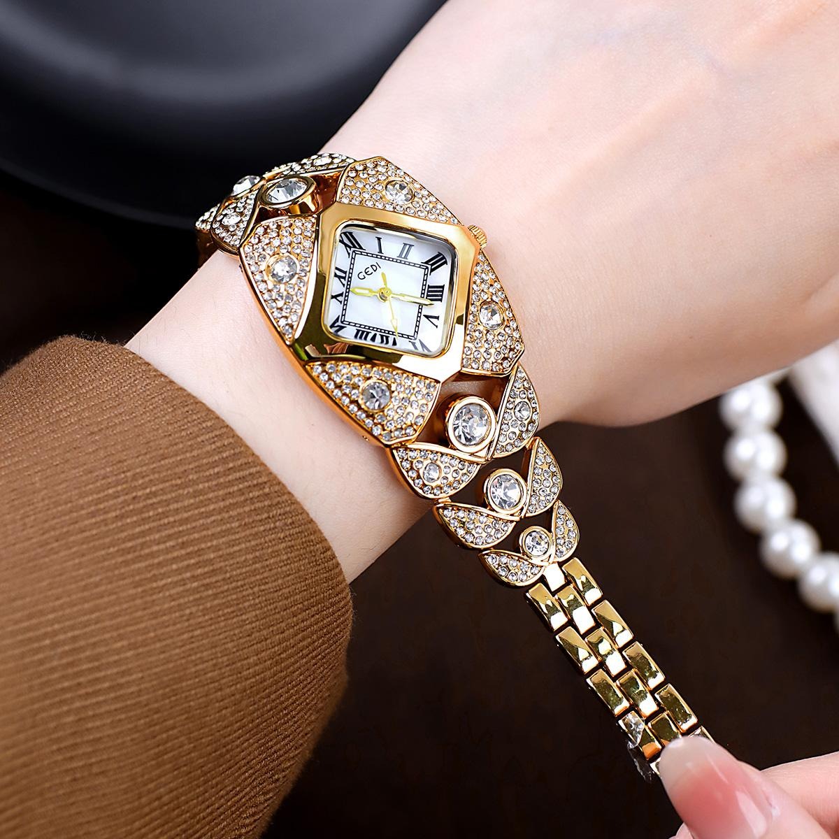 UTHAI L008 นาฬิกาแฟชั่นสำหรับผ - Luxury Watch Lady บทวิจารณ์และราคา