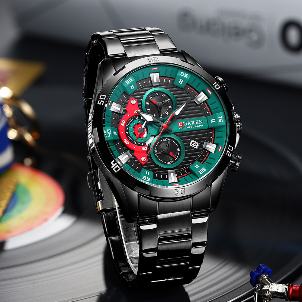 นาฬิกาผู้ชาย CURREN นาฬิกาข้อม - Luxury Watch Maker บทวิจารณ์และราคา