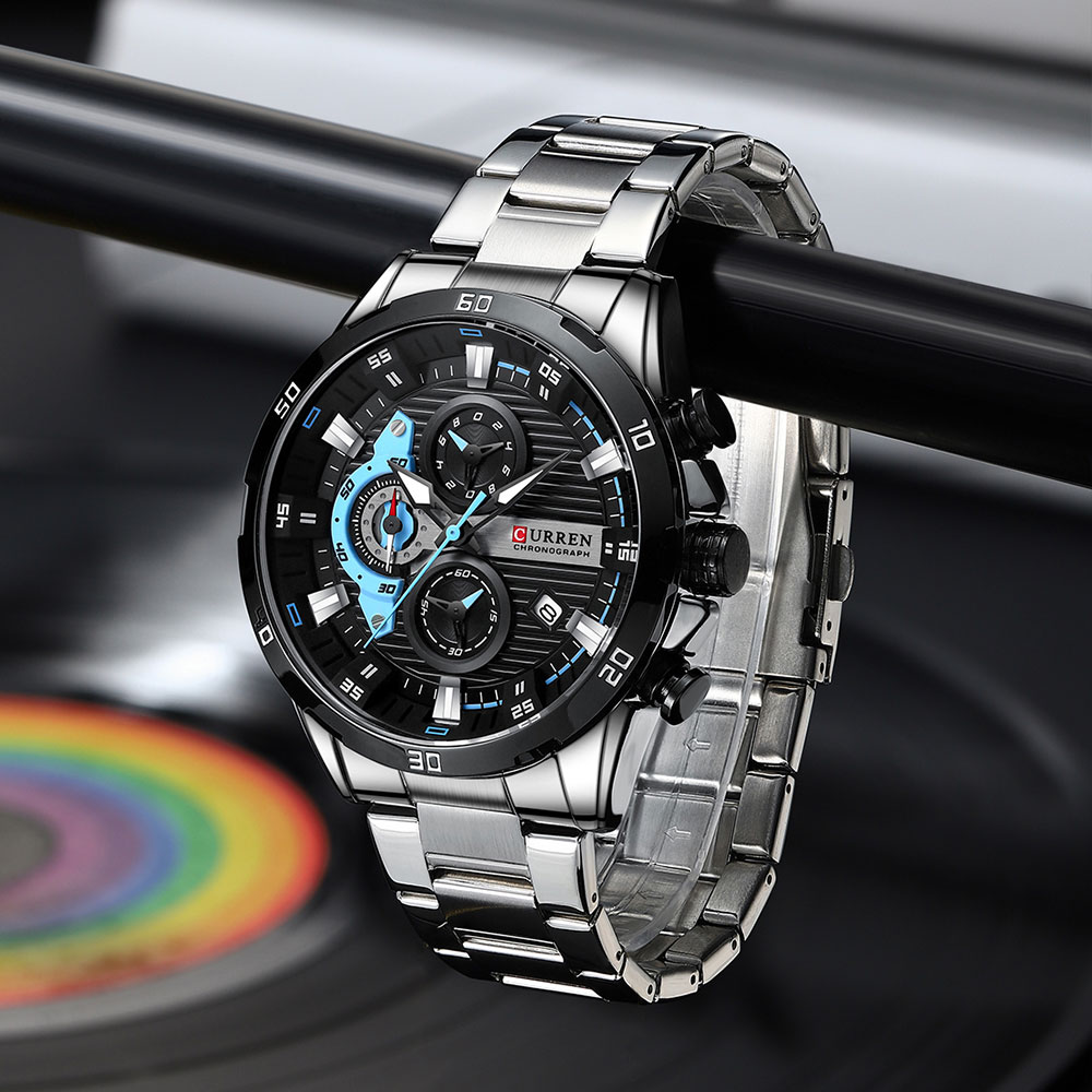นาฬิกาผู้ชาย CURREN นาฬิกาข้อม - Luxury Watch Maker บทวิจารณ์และราคา