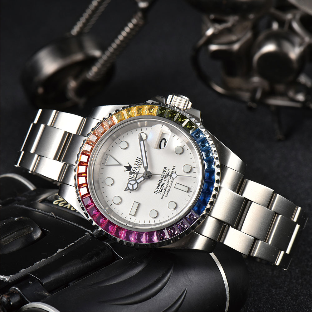 40 มม. นาฬิกาดำน้ำสุดหรูสำหรับ - Luxury Watch Strap บทวิจารณ์และราคา