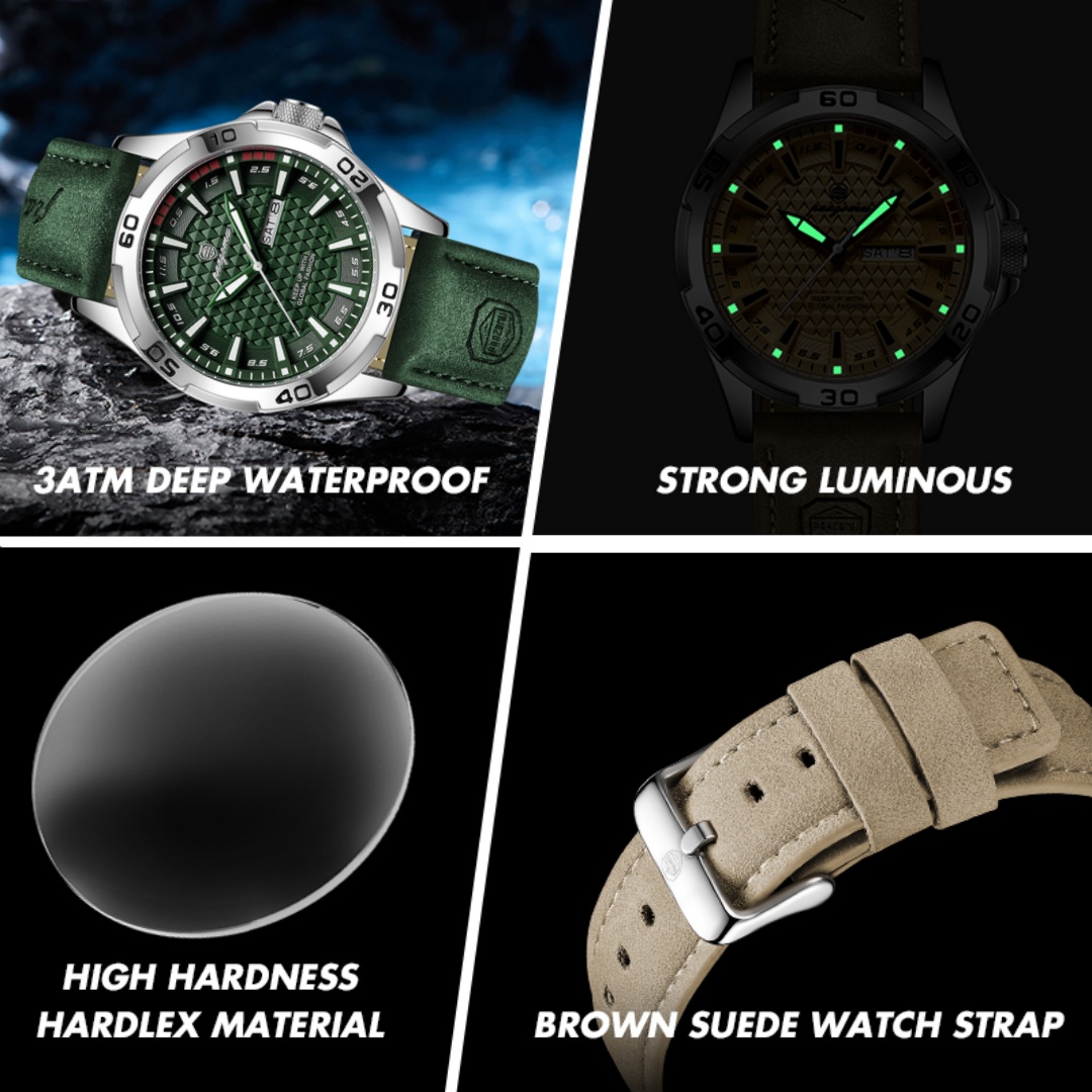 PAAZOMU นาฬิกาข้อมือผู้ชายแบรน - Luxury Watch Maker บทวิจารณ์และราคา