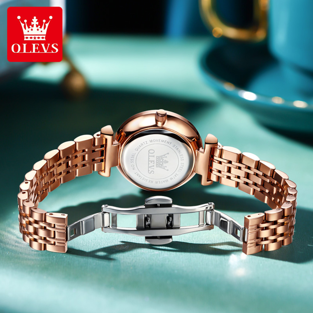 นาฬิกาข้อมือผู้หญิง OLEVS 5536 - Luxury Watch Lady บทวิจารณ์และราคา