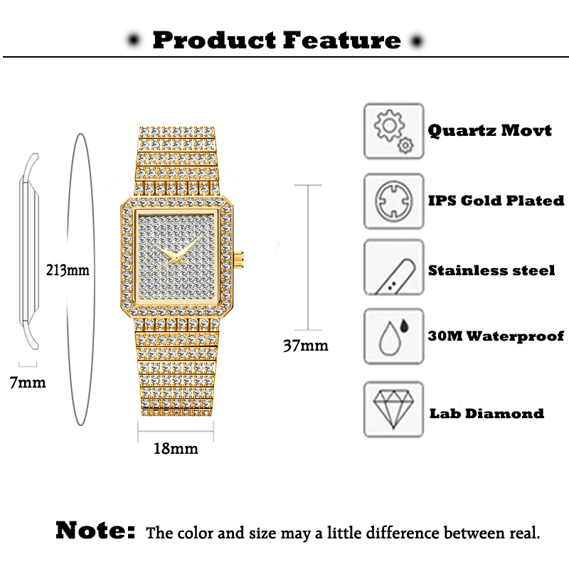 MISSFOX เพชรนาฬิกาผู้หญิงหรูหร - Luxury Watch Brand For Women บทวิจารณ์และราคา