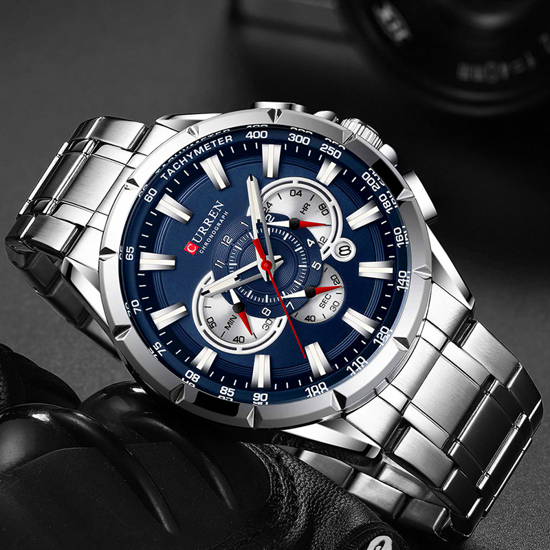 CURREN นาฬิกาข้อมือผู้ชายกันน้ - Luxury Watch Maker บทวิจารณ์และราคา