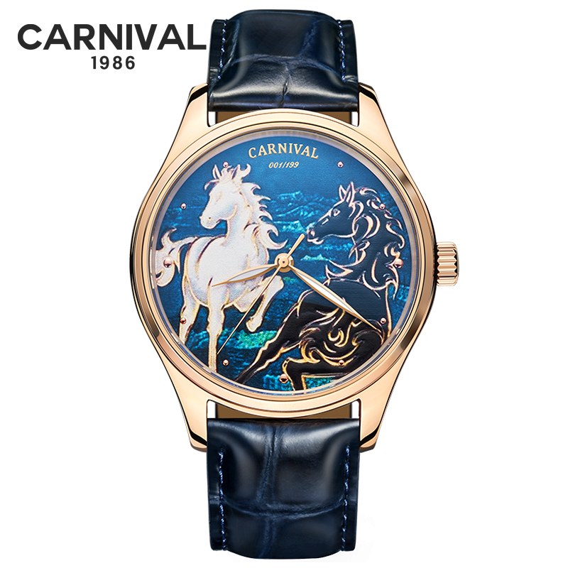 คาร์นิวัลแบรนด์แฟชั่นนาฬิกากลไ - Zodiac Luxury Watch บทวิจารณ์และราคา