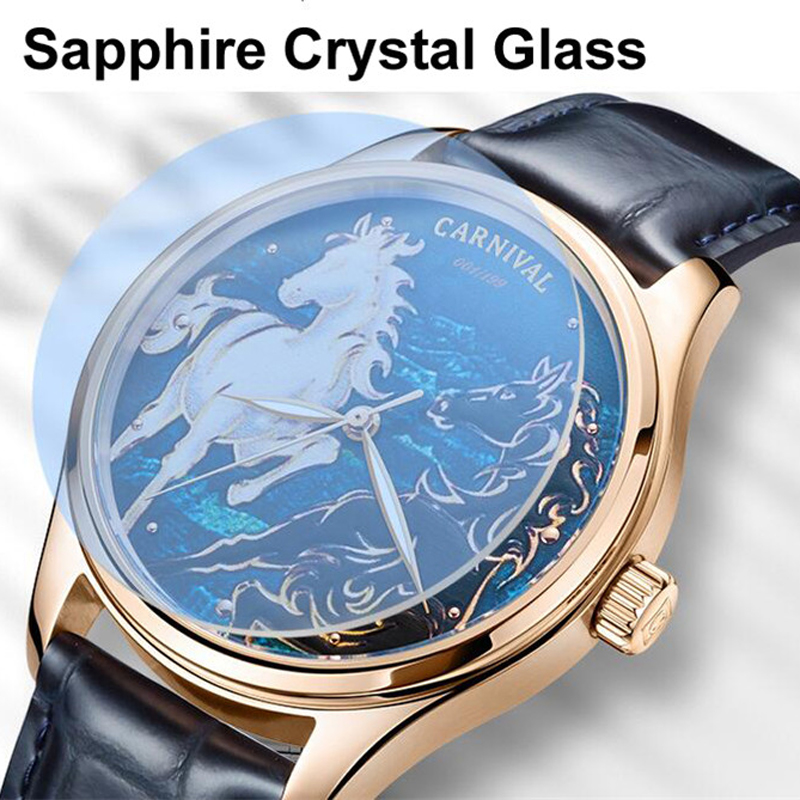 คาร์นิวัลแบรนด์แฟชั่นนาฬิกากลไ - Zodiac Luxury Watch บทวิจารณ์และราคา