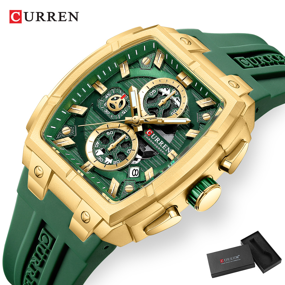 CURREN นาฬิกาวินเทจสุดหรูสำหรั - Luxury Watch Strap บทวิจารณ์และราคา
