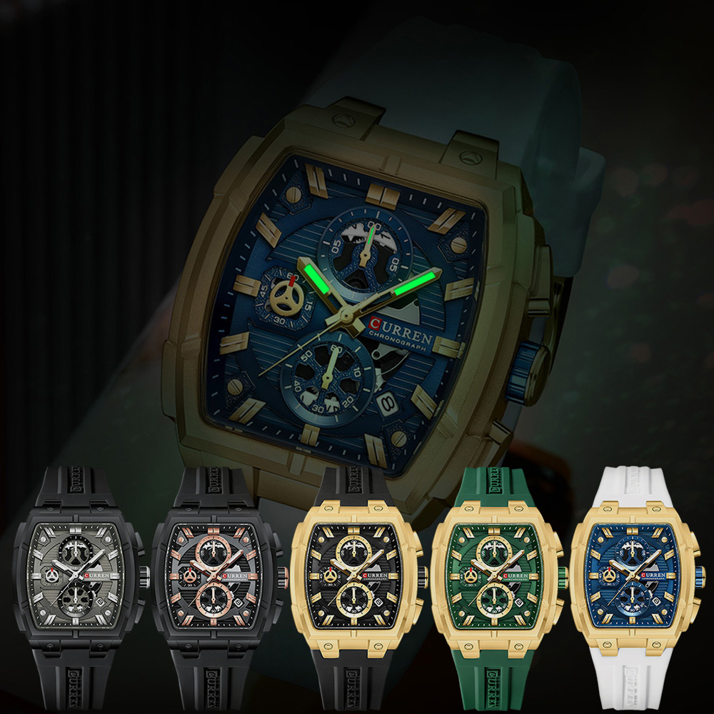 CURREN นาฬิกาวินเทจสุดหรูสำหรั - Luxury Watch Strap บทวิจารณ์และราคา