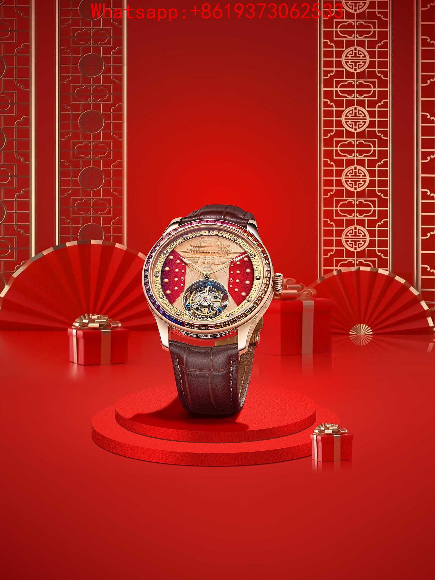 นาฬิกาข้อมือผู้ชายที่มีกลไกอัต - Luxury Watch Diamond บทวิจารณ์และราคา