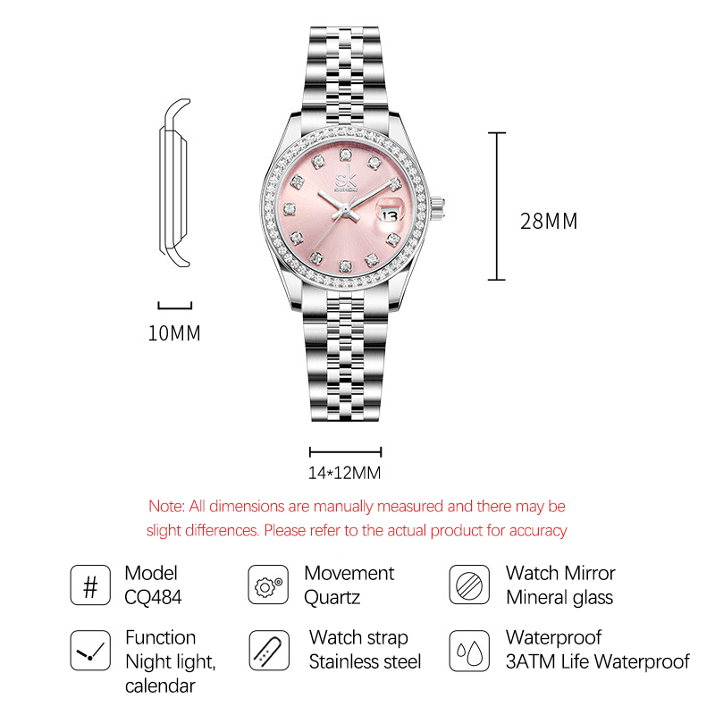 UTHAI CQ484 นาฬิกาแฟชั่นสำหรับ - Luxury Watch Diamond บทวิจารณ์และราคา