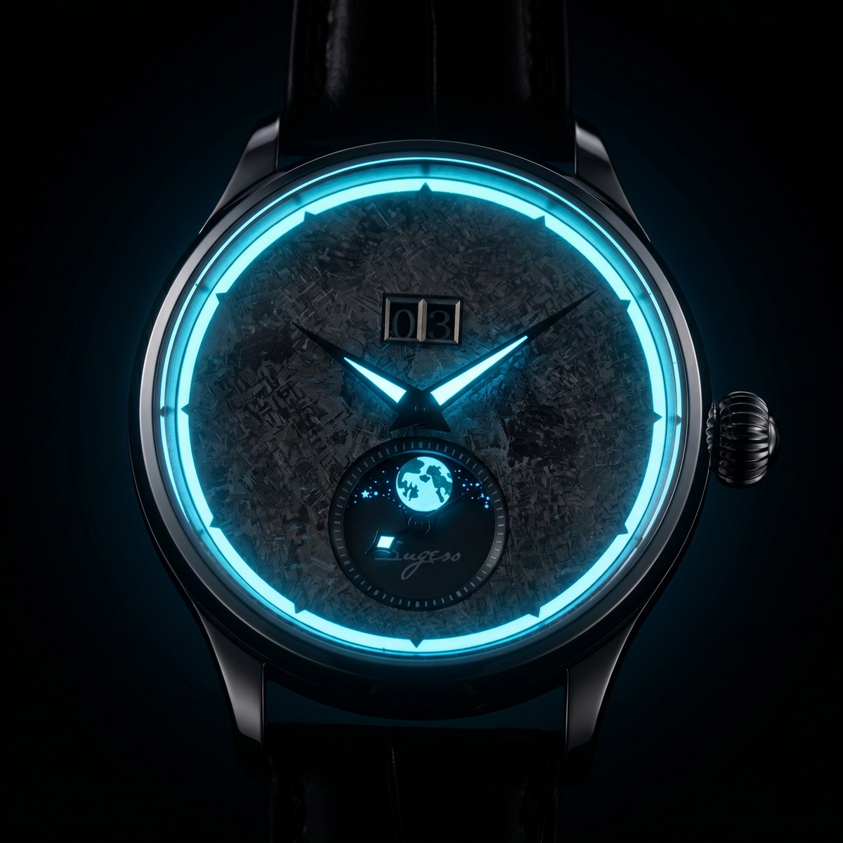 ซูเจส มูนเฟสนาฬิกาสำหรับผู้ชาย - Moonphase Complication Watch บทวิจารณ์และราคา