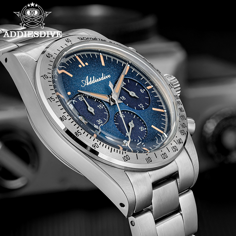ADDIESDIVE นาฬิกาผู้ชายใหม่โคร - Luxury Watch Engraving บทวิจารณ์และราคา