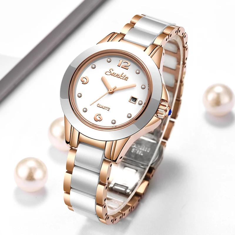 ซุนก้าต้าแฟชั่นนาฬิกาควอทซ์ผู้ - Luxury Watch Lady บทวิจารณ์และราคา