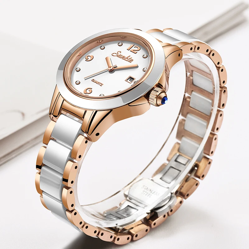 ซุนก้าต้าแฟชั่นนาฬิกาควอทซ์ผู้ - Luxury Watch Lady บทวิจารณ์และราคา