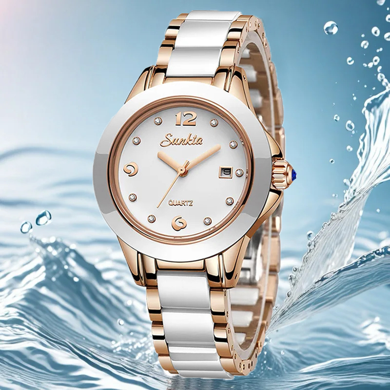 ซุนก้าต้าแฟชั่นนาฬิกาควอทซ์ผู้ - Luxury Watch Lady บทวิจารณ์และราคา