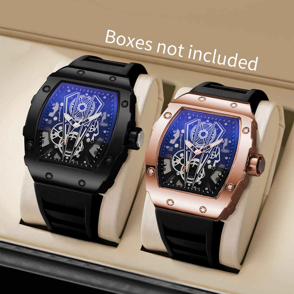 1/2PCS ขนาดใหญ่ Dial Men นาฬิก - Luxury Watch Jacob And Co บทวิจารณ์และราคา