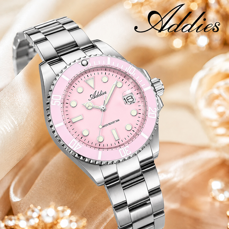 ADDIES 36 มม.50 M กันน้ำนาฬิกา - Luxury Watch Lady บทวิจารณ์และราคา