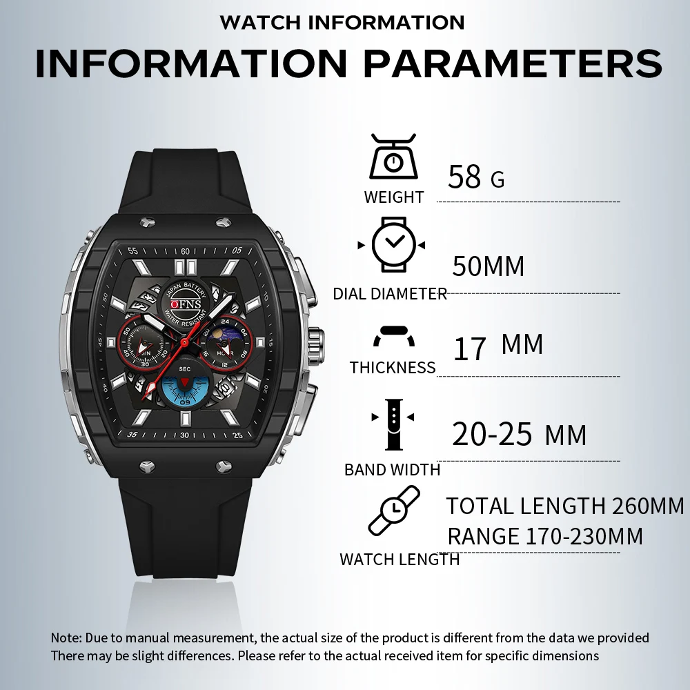OFNS แฟชั่นนาฬิกาควอตซ์สำหรับช - Luxury Watch Jacob And Co บทวิจารณ์และราคา