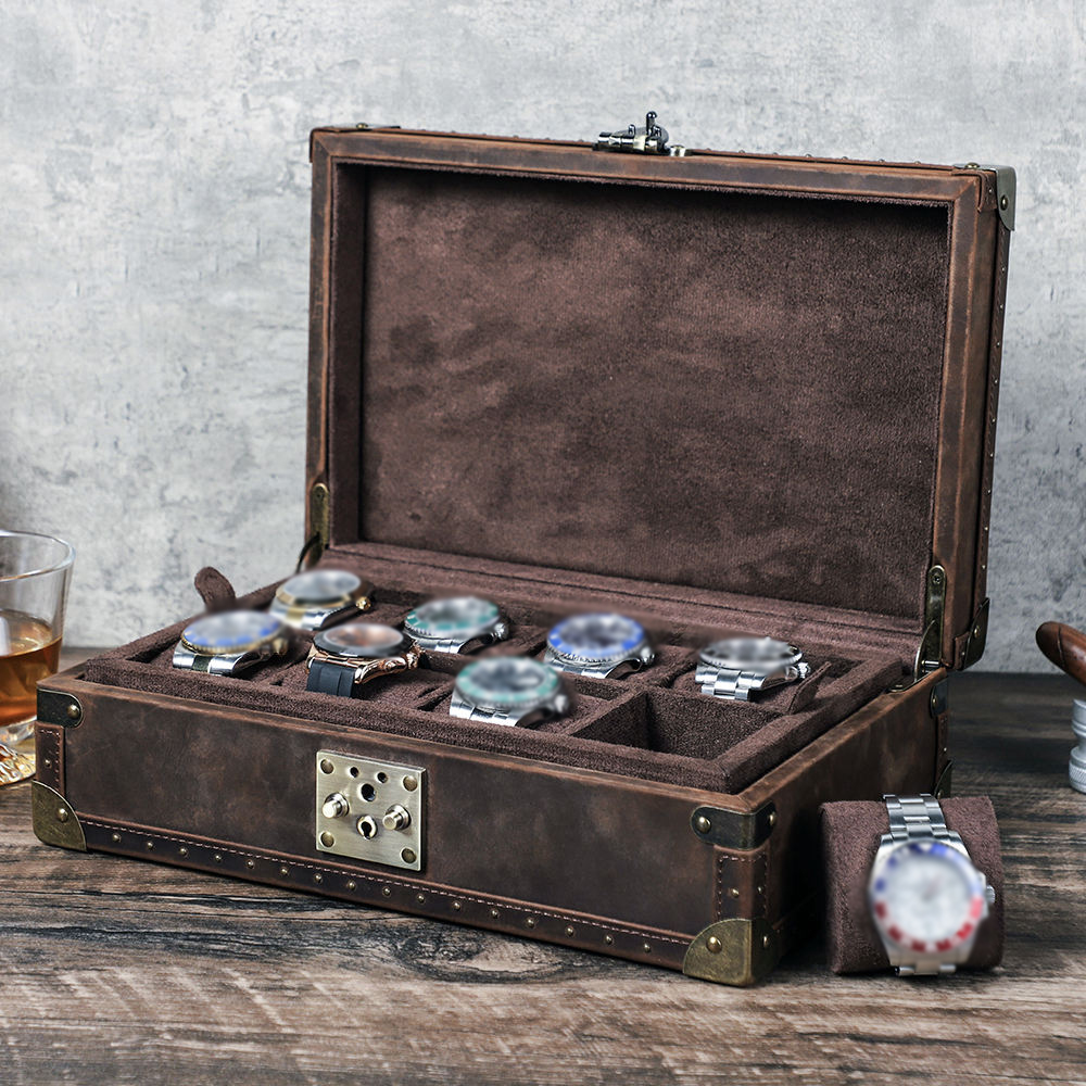 กล่องใส่เครื่องประดับหนังแท้ C - Luxury Watch Case บทวิจารณ์และราคา