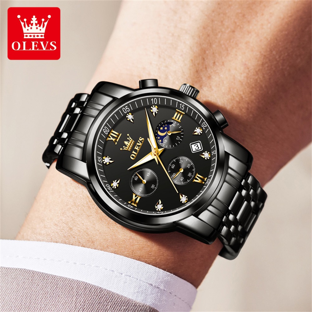 OLEVS นาฬิกาผู้ชายยอดนิยมสแตนเ - Luxury Watch Maker บทวิจารณ์และราคา