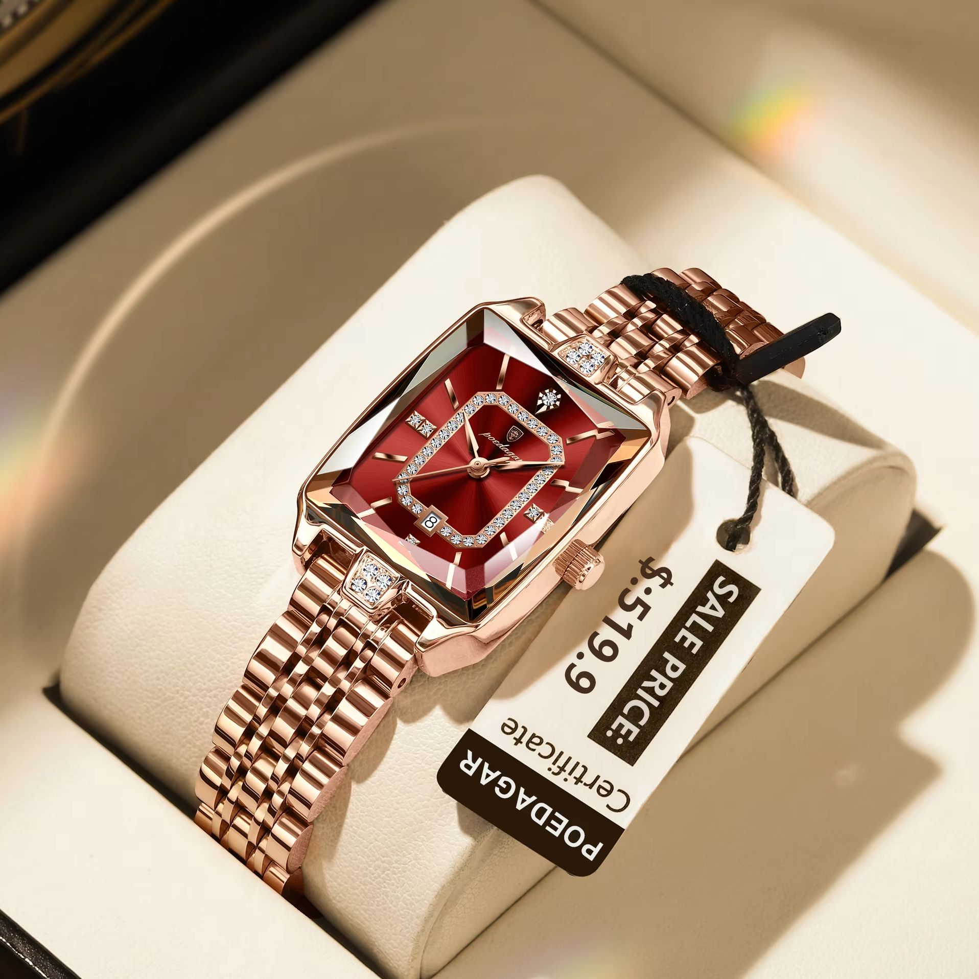 POEDAGAR แฟชั่นผู้หญิงนาฬิกาข้ - Luxury Watch Lady บทวิจารณ์และราคา