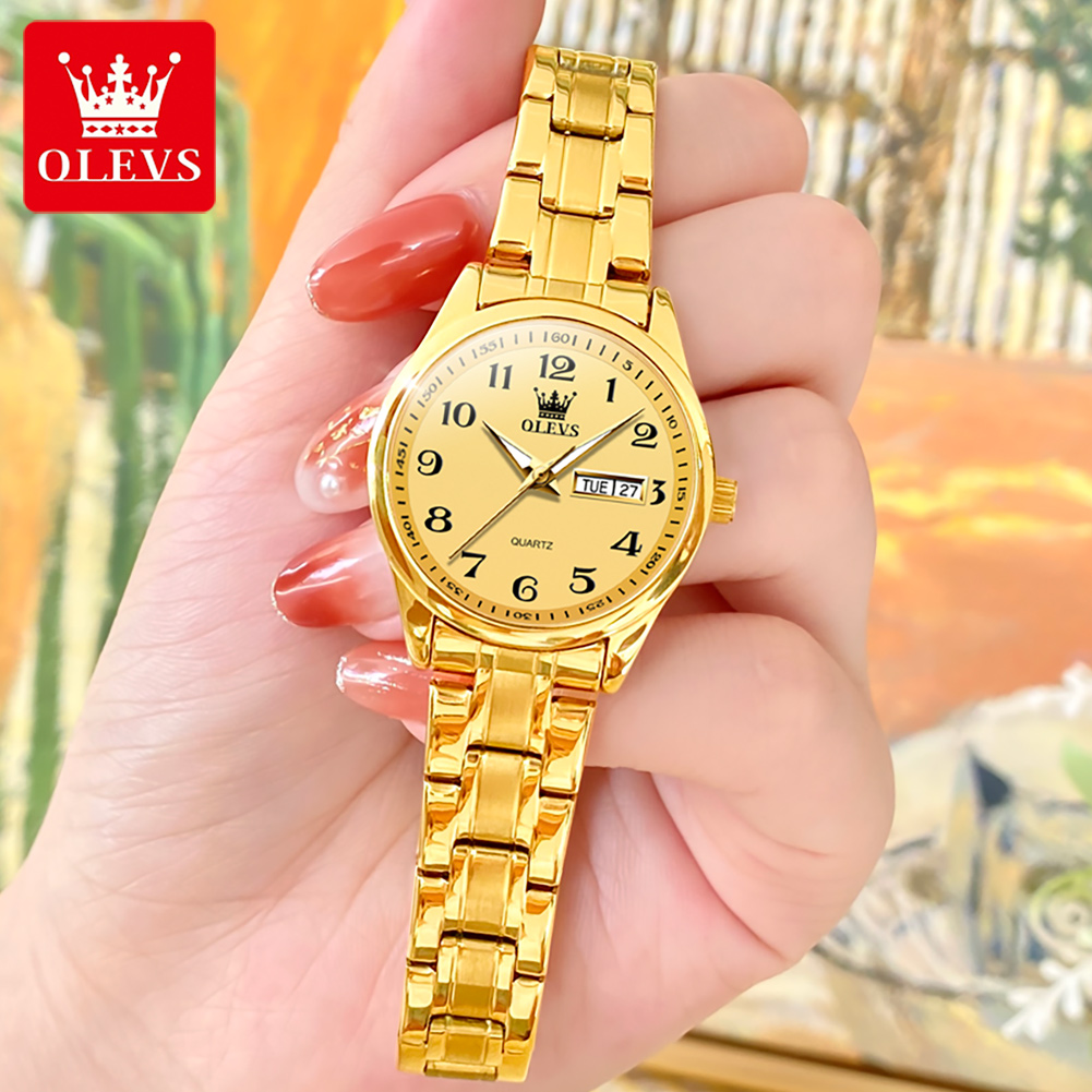 นาฬิกาควอทซ์สีทองหรูหราแบรนด์  - Luxury Watch Brand For Women บทวิจารณ์และราคา