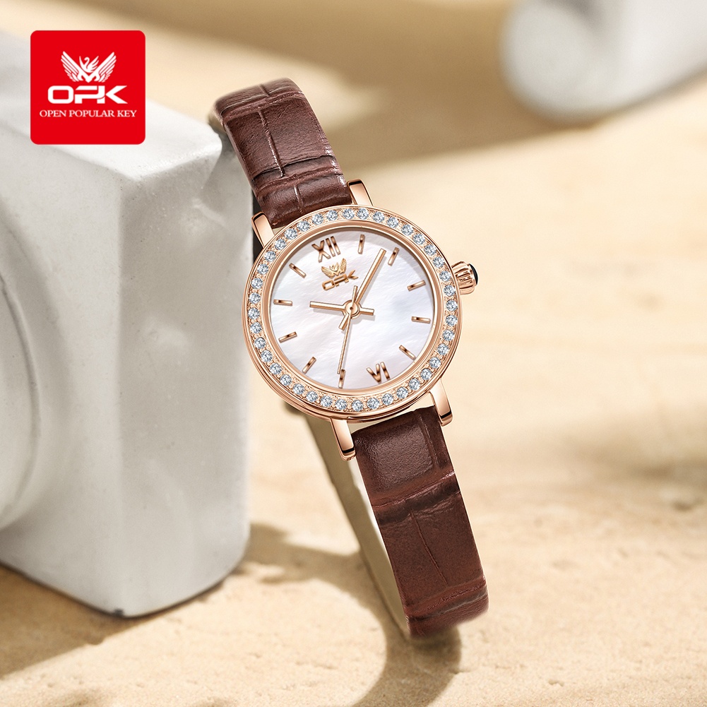 OPK 6063 นาฬิกาหรูหราสำหรับผู้ - Luxury Watch For Girls บทวิจารณ์และราคา