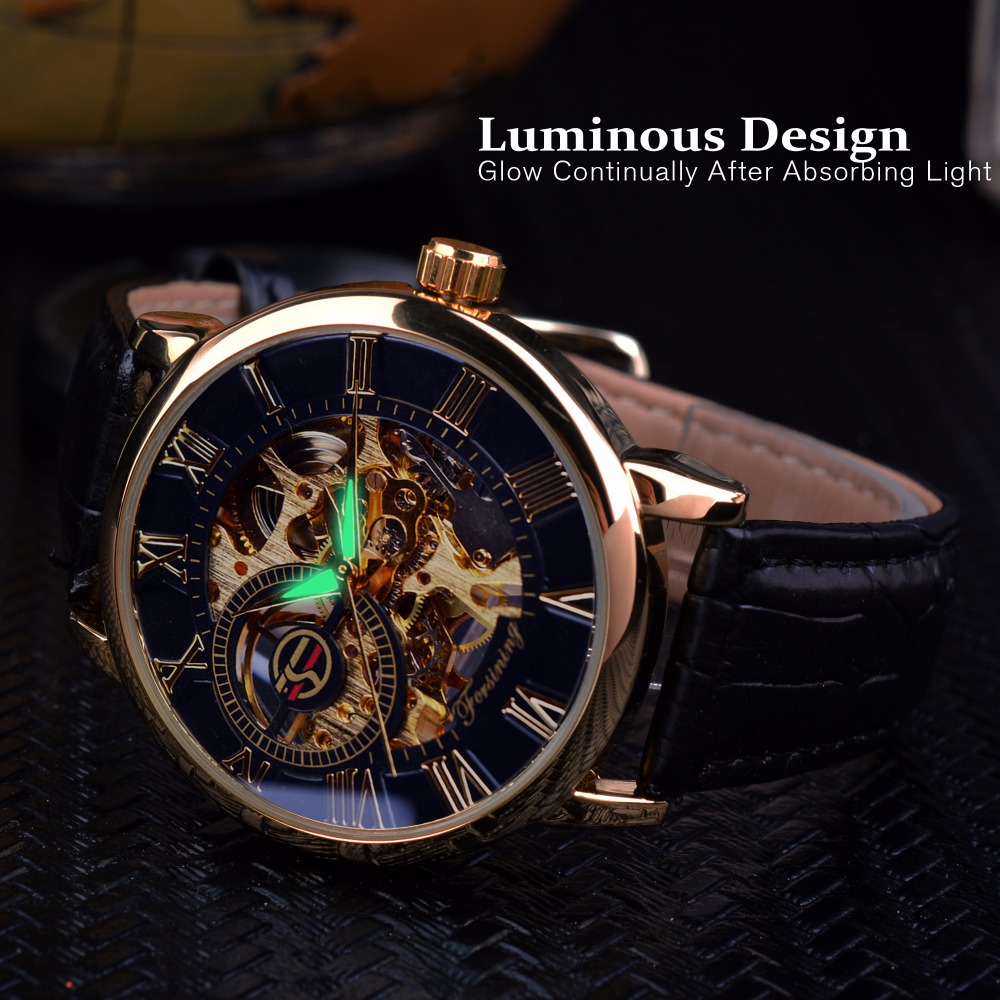 Forsining 3d ออกแบบโลโก้ Hollo - Luxury Watch Engraving บทวิจารณ์และราคา