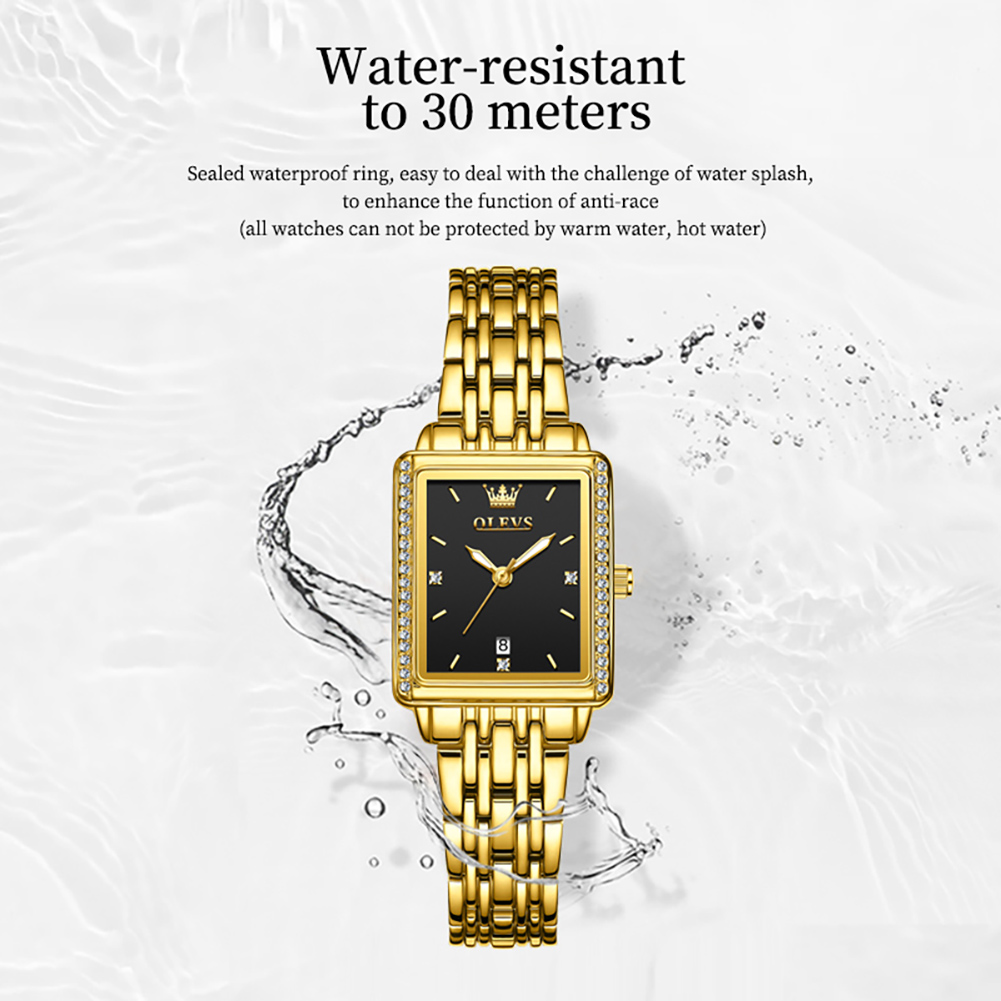 OLEVS 9995 นาฬิกาวันที่สำหรับผ - Luxury Watch Lady บทวิจารณ์และราคา