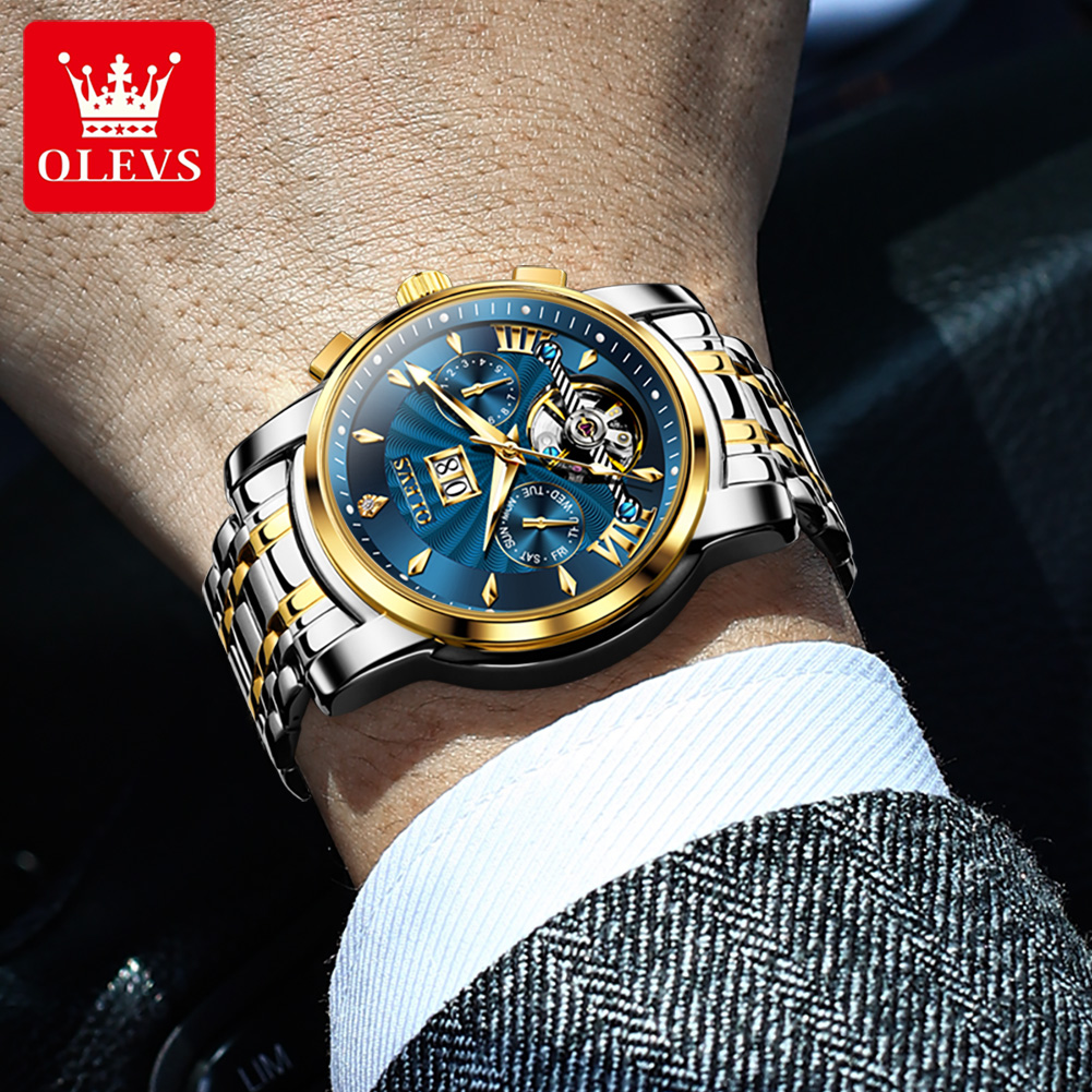 นาฬิกา OLEVS สำหรับผู้ชาย หรูห - Luxury Watch Strap บทวิจารณ์และราคา